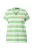 Ulla Popken Shirt  groen / grasgroen / pasteloranje / wit