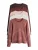 The Set Shirt  bruin / chocoladebruin / pastelroze / wit