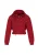 faina Sweatvest  bordeaux / wit