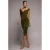 Strakke damesjurk Goddiva Bardot Midi