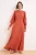Trendyol Modest Dames Bruin Effen Maxi Lang Casual Skater Modest Jurken
