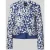 Marc Cain regular fit blazer met een all-over print met bloemenmotief