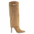 Graceland suèdelook laarzen met naaldhak – beige