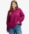 Geborstelde Gebreide Trui Oversized Pasvorm Purple