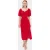 Sweetheart Hals Midi Jurk met een Zijsplit