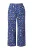 Studio Untold Broek  crème / blauw / saffier