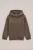 WE Fashion – Jongens hoodie met structuur – Relaxed Fit – Taupe – Katoen –
