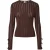 YAS Norla ls knit pullover s. coffee bean