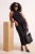Trendyol Curve Dames Zwart Effen Maxi Mouwloos Casual Bodycon Grote maten Jurk