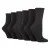 6-Pack Dames Effen Crew Sport Sokken – Zachte Katoenen Everyday Atletieksokken