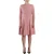 Dolce & Gabbana Roze 3/4 Mouwen Viscose Mix A-lijn Damesjurk