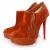 Bruin leren/suède platform laarzen