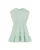 WE Fashion Jurk  mintgroen / wit