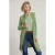River Woods Green Sleeveless V-neck Cardigan