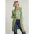 River Woods Green Sleeveless V-neck Cardigan