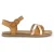 Blowfish Malibu Dames Tan Strappy Buckle Wedge Sandalen – Monti-B