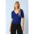 Agnes V Cocoon top in middernacht blauw