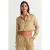 Tencel Crop Shirt Blouse