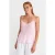 Geribde Mouwloze V-hals Blouse
