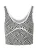 Nasty Gal Top  lichtgrijs / zwart / wit