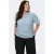 ONLY CARMAKOMA top broderie blauw