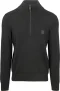 BOSS Kanobix Half Zip Trui Zwart