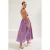 TRENDYOLMİLLA Dames Paars Effen Maxi Mouwloos Strandkleding Skater Strandjurken