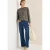 Cecil Dames Blouse met gesmockte halslijn in Groen