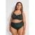 Zizzi high waist bikinibroekje TILDE donkergroen