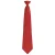 Premier Unisex volwassen kleuren modieuze effen Clip-On stropdas (Rood)