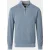 Casamoda Half Zip Blauw Stricktroyer SNOS 454479000/122