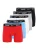 NIKE Underwear Boxershorts  hemelsblauw / grijs / rood / zwart / offwhite