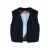 POM Amsterdam teddy gilet – donkerblauw