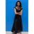 Mango midi rok zwart