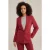 We Fashion Blazer Burgundy Red