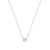 Luxenter Rhodium Plated Briljant Zirkonia Ketting – Akele