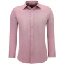 Gentile Bellini Zakelijke effen oxfordslim fit fuchsia