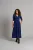 Sonia V Hals Wikkeljurk – Blauw Luipaard