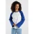 America Today longsleeve met print – wit/kobaltblauw