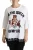 Dolce & Gabbana Dames Witte Engelprint Katoenen Ronde Hals T-shirt Tops
