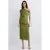 Mango midi jurk groen