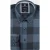 Giordano Casual hemd lange mouw Blauw Brando long sleeve button dow 527303/60