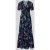 Apricot regular fit maxi-jurk van pure viscose met V-hals
