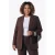 Colourful Rebel Curve regular fit blazer – donkerbruin