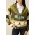 Oltre Knitted Cardigan With Decorative Fringe Green
