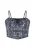 faina Top  blauw denim