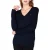 Tommy Hilfiger Dames/Dames Katoenen V Hals Sweater Top (Marine)