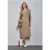 Street One Dames Ribtricot jurk in Beige