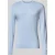 MCNEAL Gebreide pullover met geribde ronde hals