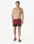 KOROSHI Zwemshorts  merlot / zwart / wit